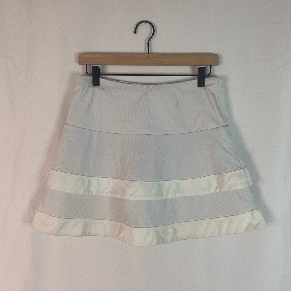 Sweaty Betty Tennis/Gold Skort in White Size Large